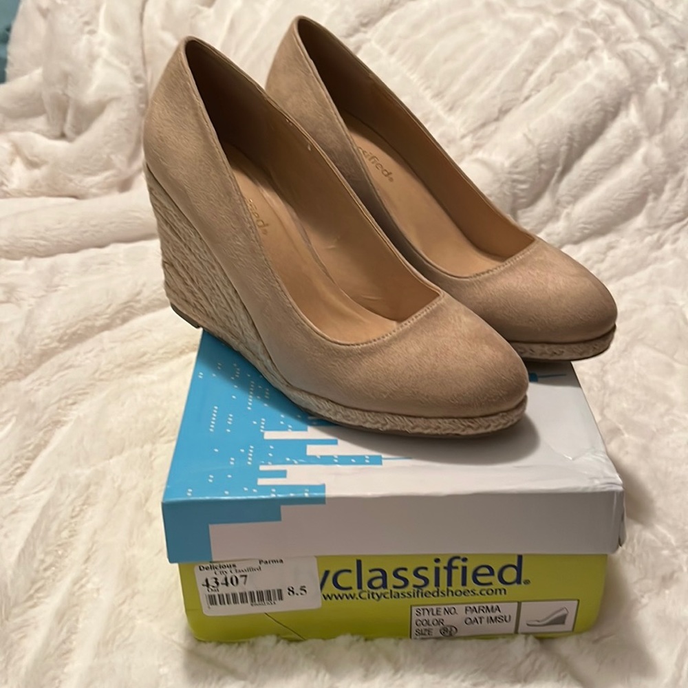 Cityclassified espadrille pumps - Oat